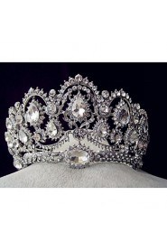 Women's Rhinestone / Alloy Headpiece-Wedding / Special Occasion Tiaras 1 Piece Clear