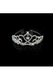 Women's / Flower Girl's Alloy Headpiece-Wedding / Special Occasion Tiaras Clear Square Cut