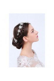Women's Silver / Alloy Headpiece - Wedding / Special Occasion / Casual Headbands / Hair Clip / Hair Pin 3 Pieces