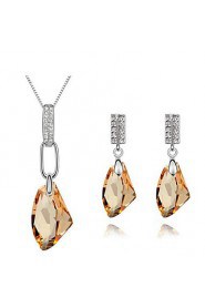 Thousands of colors Women's Alloy Jewelry Set Crystal-9-1-506-2-212