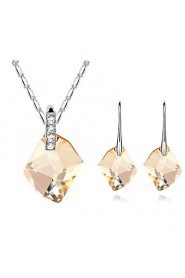 Thousands of colors Women's Alloy Jewelry Set Crystal-9-1-587-2-249
