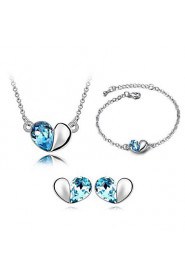 Thousands of colors Women's Alloy Jewelry Set Crystal-9-1-391-2-063-3-056
