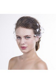 Women Net Birdcage Veils With Wedding/Party Headpiece