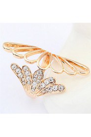 Fashion Exaggerated Angel Wings Ring