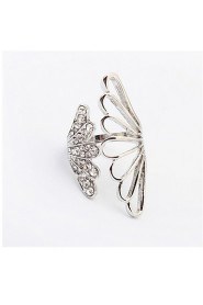 Fashion Exaggerated Angel Wings Ring