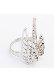 Fashion Exaggeration Ring Hollow Butterfly