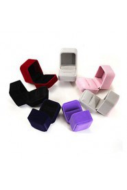 6*5*4CM Flannel /Earrings/Ring/ Jewelry Boxes 1pc