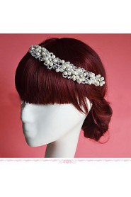 Flashion Charming Wedding Party Bride Flower Handmake White Headband Hair Accessories