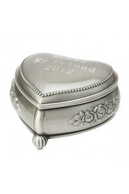 Personalized Lovely Decorative Pattern Tin Alloy Women's Jewelry Box