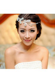 Butterfly Shape Crystal Hair Flower Bride Hair Wedding Headdress Wedding Accessories One Piece