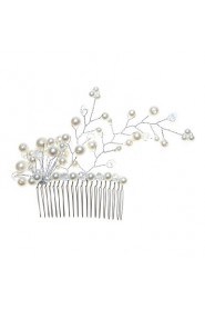 Women's Alloy / Imitation Pearl Headpiece-Wedding / Special Occasion Hair Combs