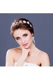 Flower Girl's Rhinestone / Alloy / Imitation Pearl Headpiece-Wedding / Special Occasion / Casual Tiaras / Headbands 1 Piece Clear Round