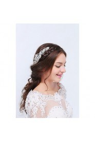 Women's Sterling Silver Alloy Headpiece - Wedding Special Occasion Casual Headbands 1 Piece