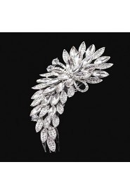 Flower style Women Alloy Hair Combs With Cubic Zirconia Wedding/Party Headpiece