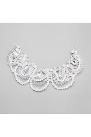 Women's Rhinestone / Crystal / Alloy / Imitation Pearl Headpiece-Wedding / Special Occasion Headbands 1 Piece White Round