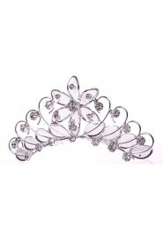Fashion Alloy/Net Hair Combs With Rhinestone Wedding/Party Headpiece