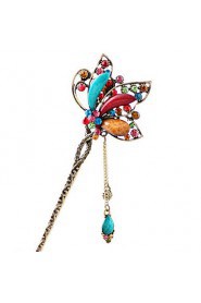 Fashion Butterfly Shape Alloy Hairpin(Randon color)(1Pc)