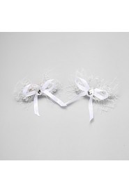Women's / Flower Girl's Rhinestone / Alloy / Imitation Pearl Headpiece-Wedding / Special Occasion Hair Pin 2 Pieces Clear Round