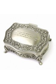 Personalized Gorgeous Decorative Pattern Tin Alloy Women's Jewelry Box