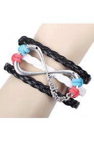 Unisex Chain Bracelet Silver / Alloy / Leather / Rope Non Stone