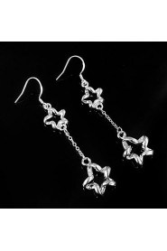 Fashion Design Silver Plated Earring