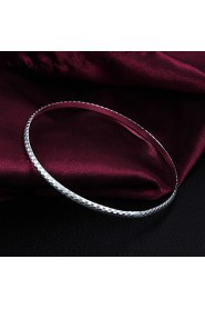 High Quality Classic Silver Silver-Plated Single Wrap Bracelets