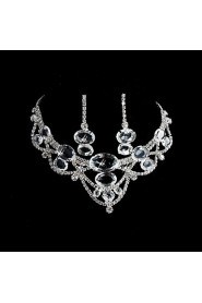 Jewelry Set Women's Anniversary / Wedding / Engagement / Birthday / Party / Special Occasion Jewelry Sets Alloy / Rhinestone Rhinestone
