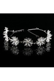 Women's Alloy Headpiece-Wedding / Special Occasion / Outdoor Hair Combs Clear Round