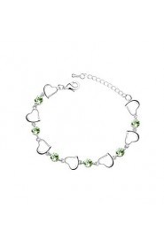 Child's/Women's Charm Bracelet Alloy Crystal