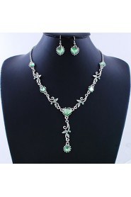 Jewelry Set Women's Birthday / Gift / Party / Daily / Special Occasion Jewelry Sets Alloy Necklaces / Earrings As the Picture