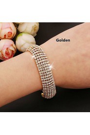 Lovely Alloy with Crystal Bracelet More Colors