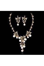 Jewelry Set Women's Anniversary / Engagement / Birthday / Gift / Party / Daily / Special Occasion Jewelry Sets AlloyImitation Pearl /