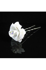 Women's / Flower Girl's Alloy / Paper Headpiece-Wedding / Special Occasion / Casual / Outdoor Hair Pin Clear Round
