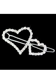 Flower Girl's Alloy Headpiece-Wedding / Special Occasion / Casual / Outdoor Hair Pin Clear Round