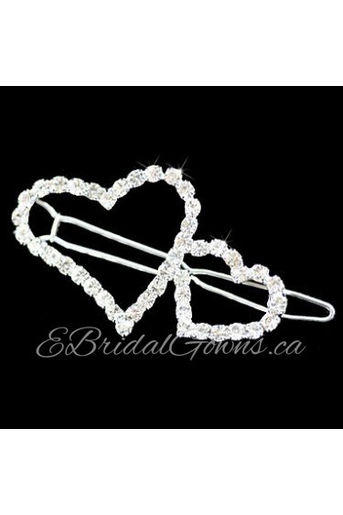 Flower Girl's Alloy Headpiece-Wedding / Special Occasion / Casual / Outdoor Hair Pin Clear Round