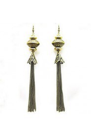 Fashion Alloy With Fringe Drop Earrings
