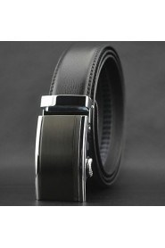 Men's Automatic Buckle Genuine Leather Belt