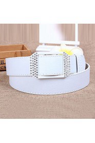 Women Leather Fashion Wide Belt,Cute/ Party/ Casual Alloy