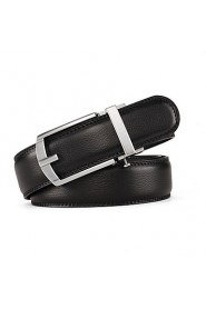 Colors Ratchet Belt Luxurious Genuine Leather Pin Buckle Belt Can Adjust Size