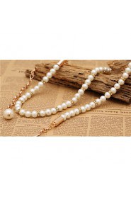 Women Fashion Pearl Party/Casual Alloy Others Skinny Belt