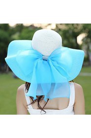 Women Casual Summer Linen/Straw Floppy Sun Hat