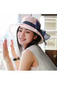 Women Casual Elegant Outdoor Shopping Trips Sun Visor Bow Hat