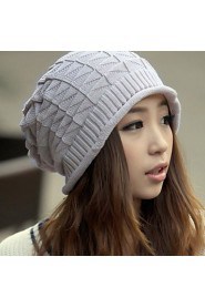 Couple Diamond Knitting Wool Outdoor Tide Hedging Hat