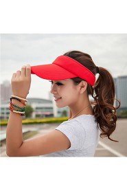Unisex Korean Pure Color Empty Top Hat Outdoor Sun Baseball Cap