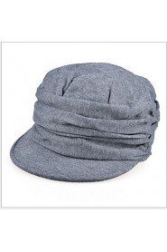 Women Knit Fashion Wrinkle Cotton Floppy Hat