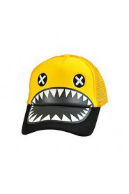 Unisex Wool Casual Baseball Hip-hop Cool Shark Pattern Mesh Cap