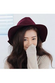 Fashion Women Wool Blend Fedora Hat,Casual Spring/ Fall