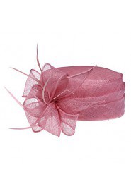 Women Linen Bowler/Cloche Hat , Party Summer