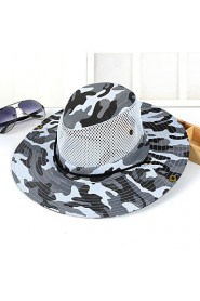Unisex Casual Outdoor Jungle Camouflage Breathable Mesh Folding Fishing Tourism Cowboy Hat