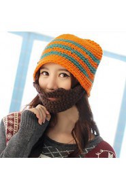 Unisex Anti-snow Beard Masks Fall And Winter Hat Knitted Wool Hat